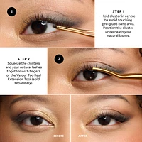 Velour x C Gonzalez Beauty Self-Stick Lash Clusters