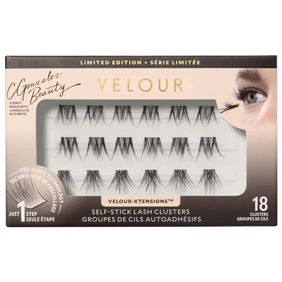 Velour x C Gonzalez Beauty Self-Stick Lash Clusters