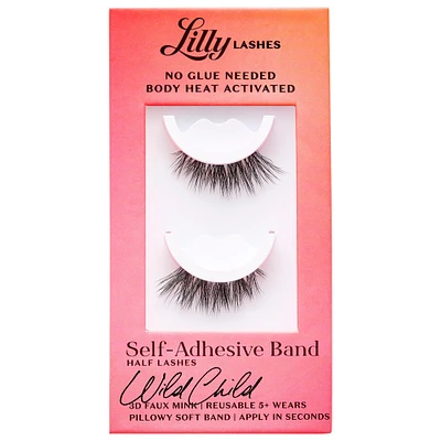 Lilly Lashes Self Adhesive Half Lashes Wild Child