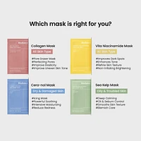 Real Deep Mask Gift Set - 4 Masks for Pore Care, Hydration, Calming and Dark Spot Treatment