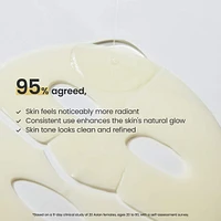Radiant Vita Niacinamide Real Deep Mask - 4 pack for Brightening Dull & Dark Spot Care
