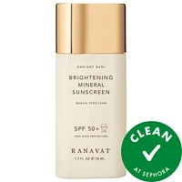 Radiant Rani Daily Brightening Mineral Sunscreen, SPF 50+ with Saffron