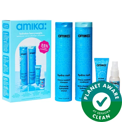 amika Hydration Heavyweights Hydrating Shampoo + Conditioner Set
