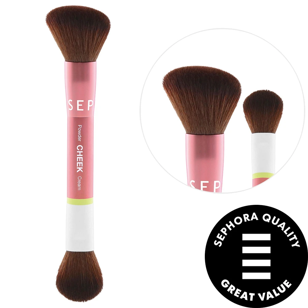 Dual Ended Cheek Brush