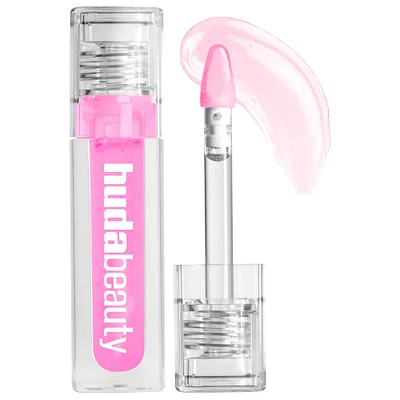 HUDA BEAUTY Faux Filler Ultra-Hydrating Tinted Jelly Lip Oil Juicy 0.13 oz/3.9 mL