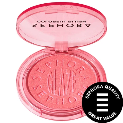 Colorful Blush and Highlighter Glaze