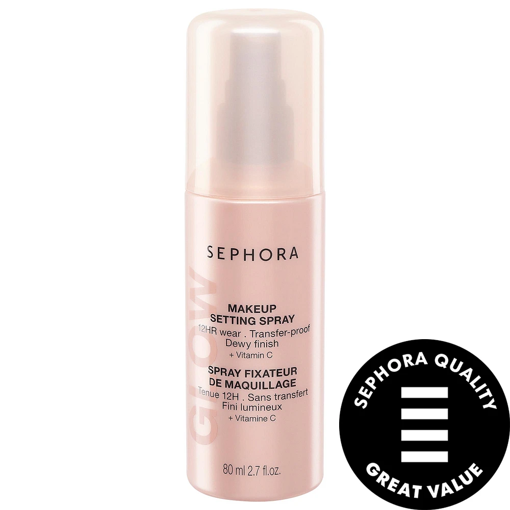 Glow 12HR Wear Transferproof Makeup Setting Spray with Vitamin C