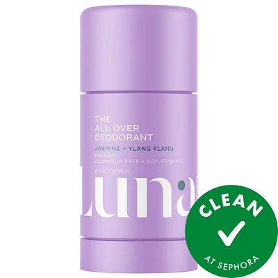 The All Over Deodorant™- Extra-strength, Natural, Non-Staining, Aluminum Free, Body Deodorant Stick