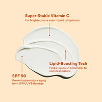 Superactive Brightening Moisturizer SPF 50 with Vitamin C