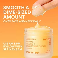 Green Tea Enzyme Vitamin C Brightening Cream