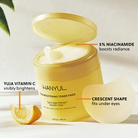 Yuja Brightening Toner Pads with Vitamin C and Niacinamide