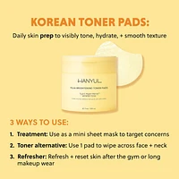 Yuja Brightening Toner Pads with Vitamin C and Niacinamide