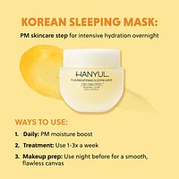 Yuja Brightening Sleeping Mask with Vitamin C and Niacinamide