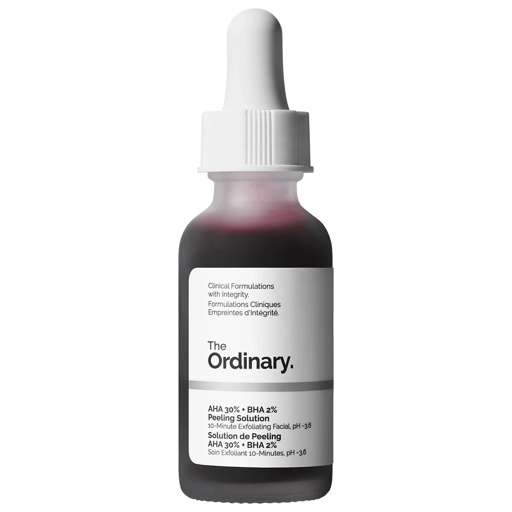The Ordinary AHA 30% + BHA 2% Resurfacing + Exfoliating Peeling Solution 1 oz/30 mL