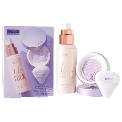 tarte prep, set & lock setting powder spray duo 1.15 oz / 0.12 oz/34 mL 3.5 g