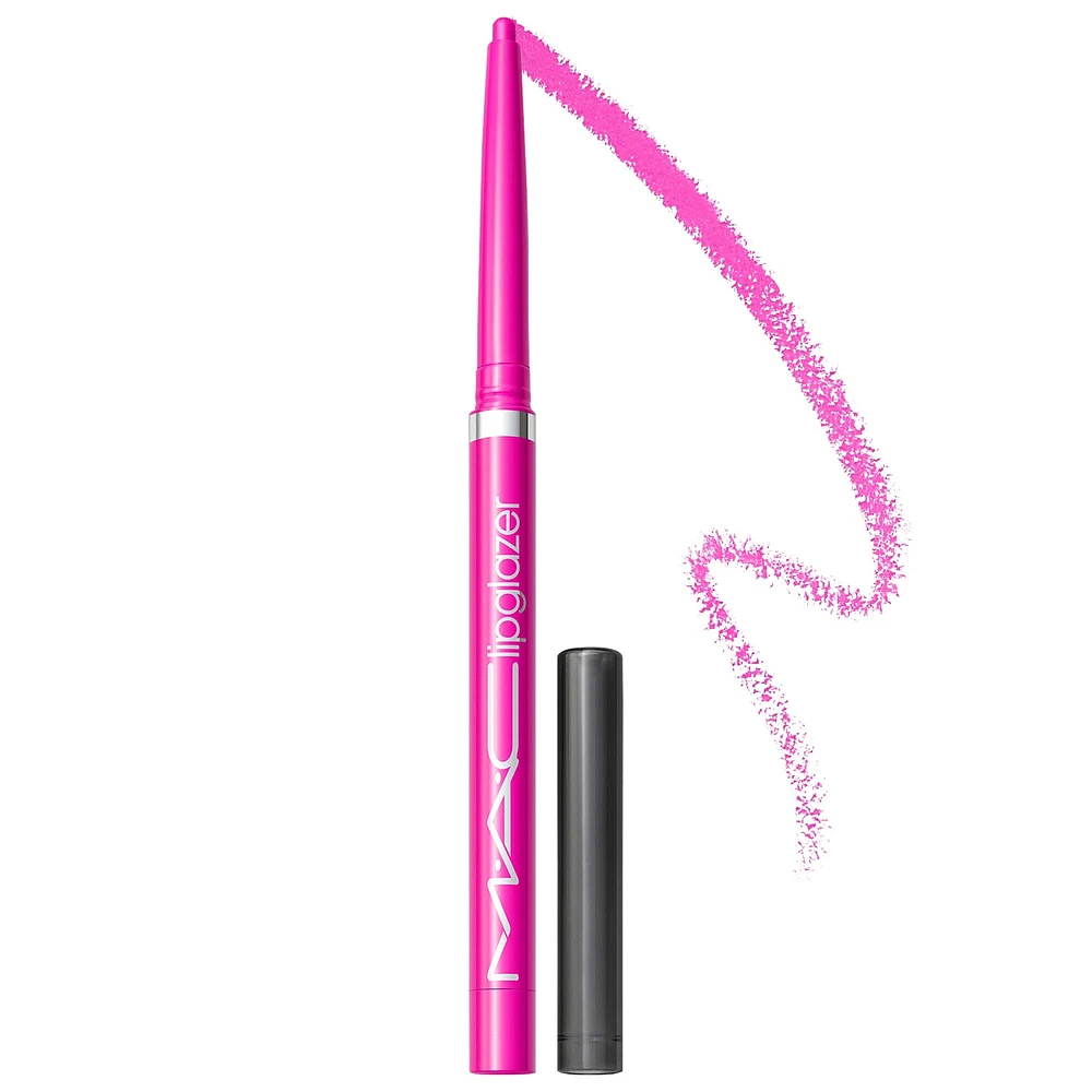 MAC Cosmetics Lipglazer Smooth-Glide Nourishing Satin-Soft + Shiny Glossy Lip Liner 0.02 oz/0.48 g
