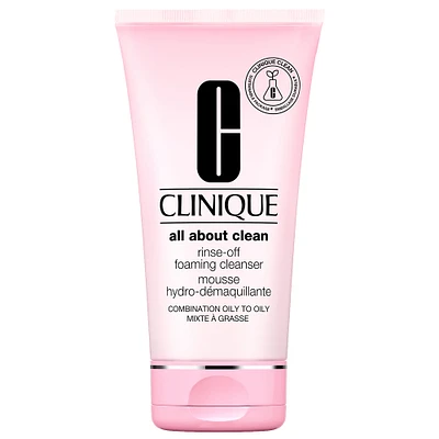 CLINIQUE All About Clean™ Rinse-Off Foaming Cleanser with Hyaluronic Acid 5 oz/ 150 mL