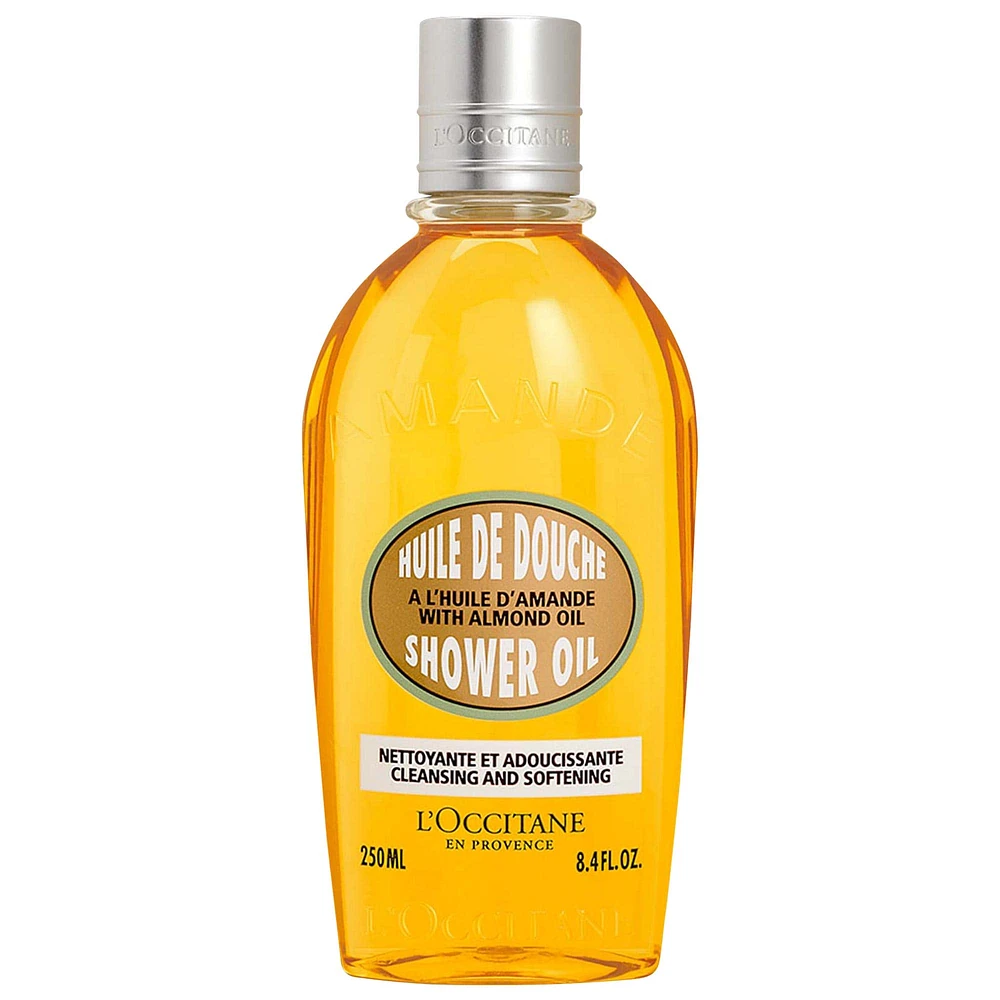 L'Occitane Cleansing And Softening Refillable Shower Oil With Almond mL
