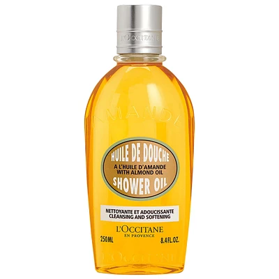 L'Occitane Cleansing And Softening Refillable Shower Oil With Almond mL