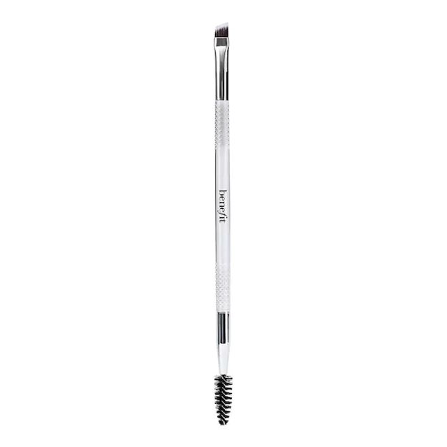 dual-ended angled eyebrow brush - pinceau sourcils double embout
