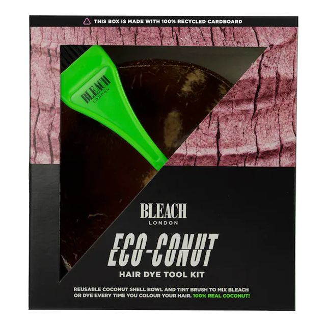 eco-conut hair-dye tool kit - kit bol et pinceau en noix de coco