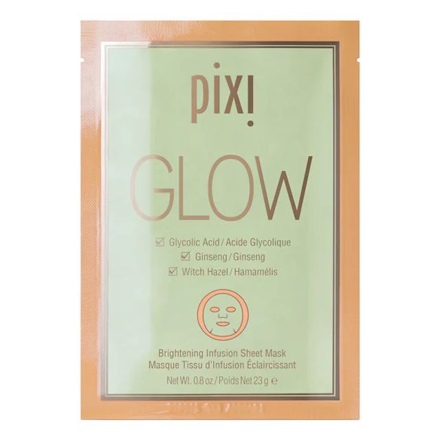 glow - masque tissu d'infusion eclaircissant