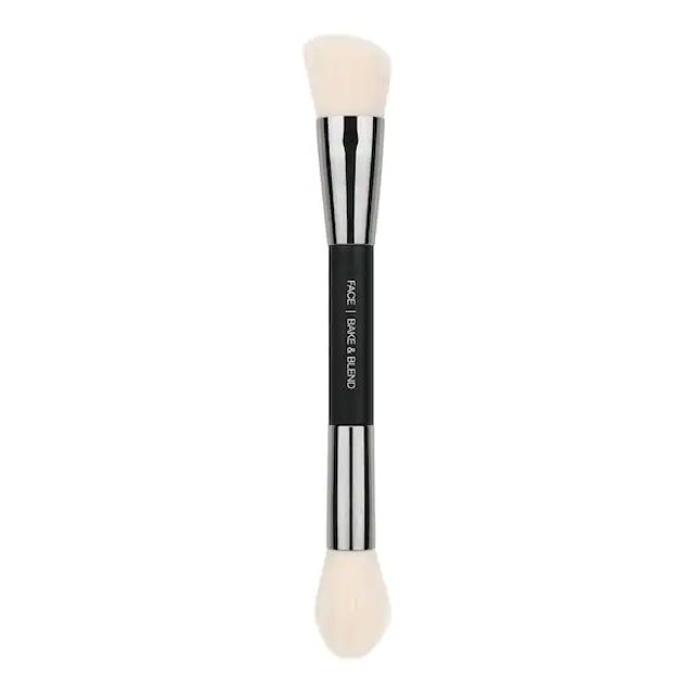bake & blended dual-ended brush - pinceau poudre double-embout