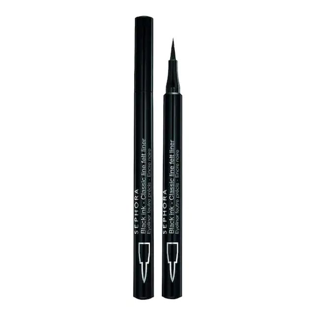 black ink classic line felt liner - eyeliner feutre précis waterproof