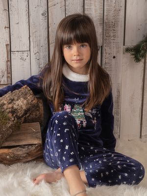 Pyjama thème de noël petit enfant fille