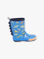 Bottes de pluie bleues à imprimé dinosaures