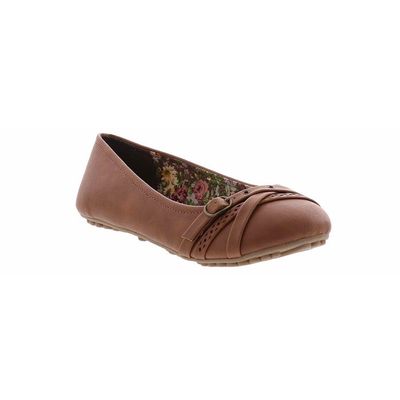 Jellypop Dimitry Women’s Flat Casual Shoe - Brown
