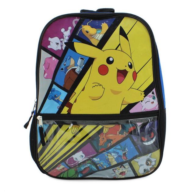 Pokemon 5pc Kids' 16 Backpack with Lunch Box Set 5 ct