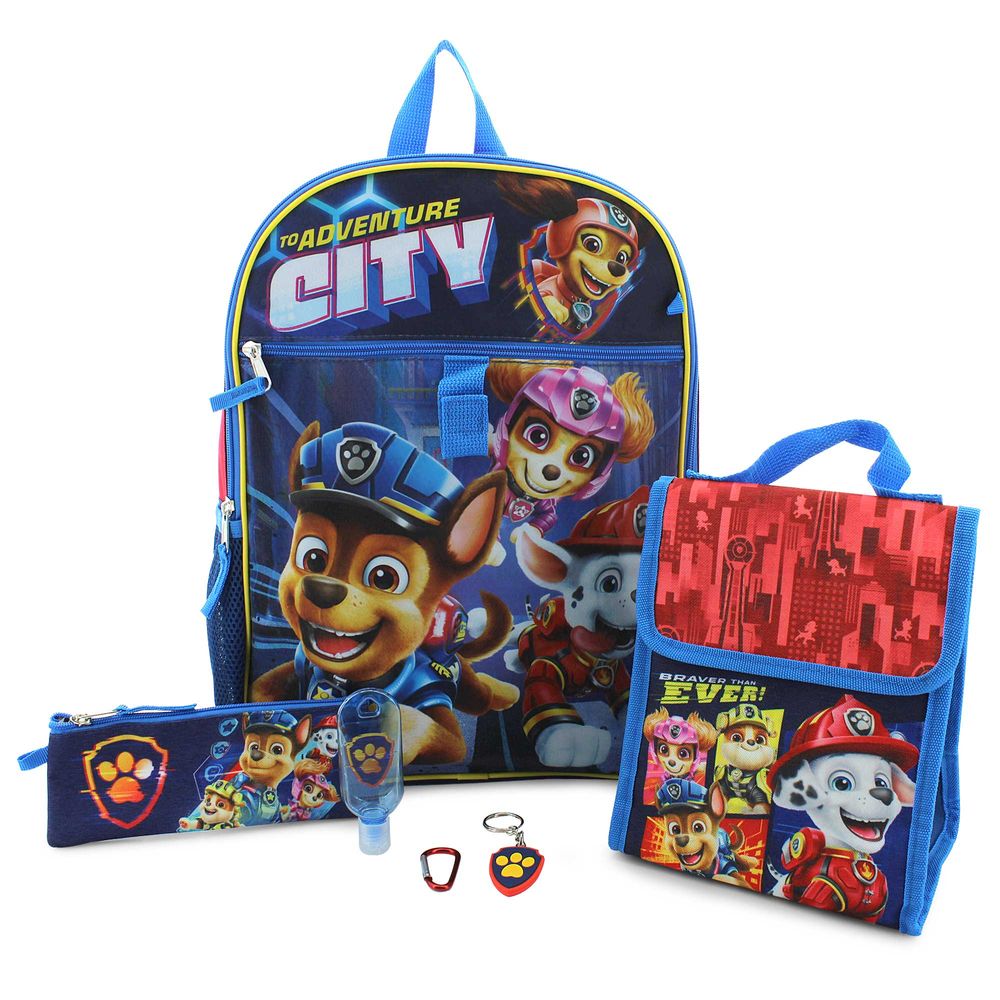 Bluey 5pc Kids' 16 Backpack with Lunch Box Set 5 ct