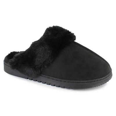 Women's Nine West Furry Clog With Memory Foam