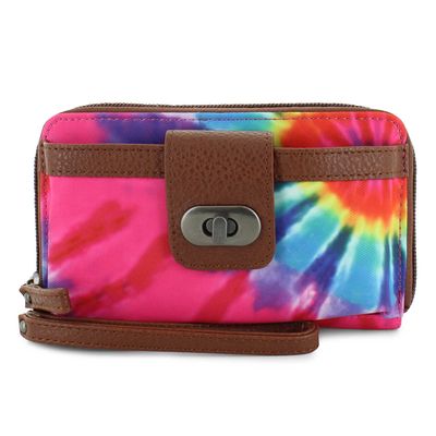DS Bags Rainbow Tie-Dye Wristlet