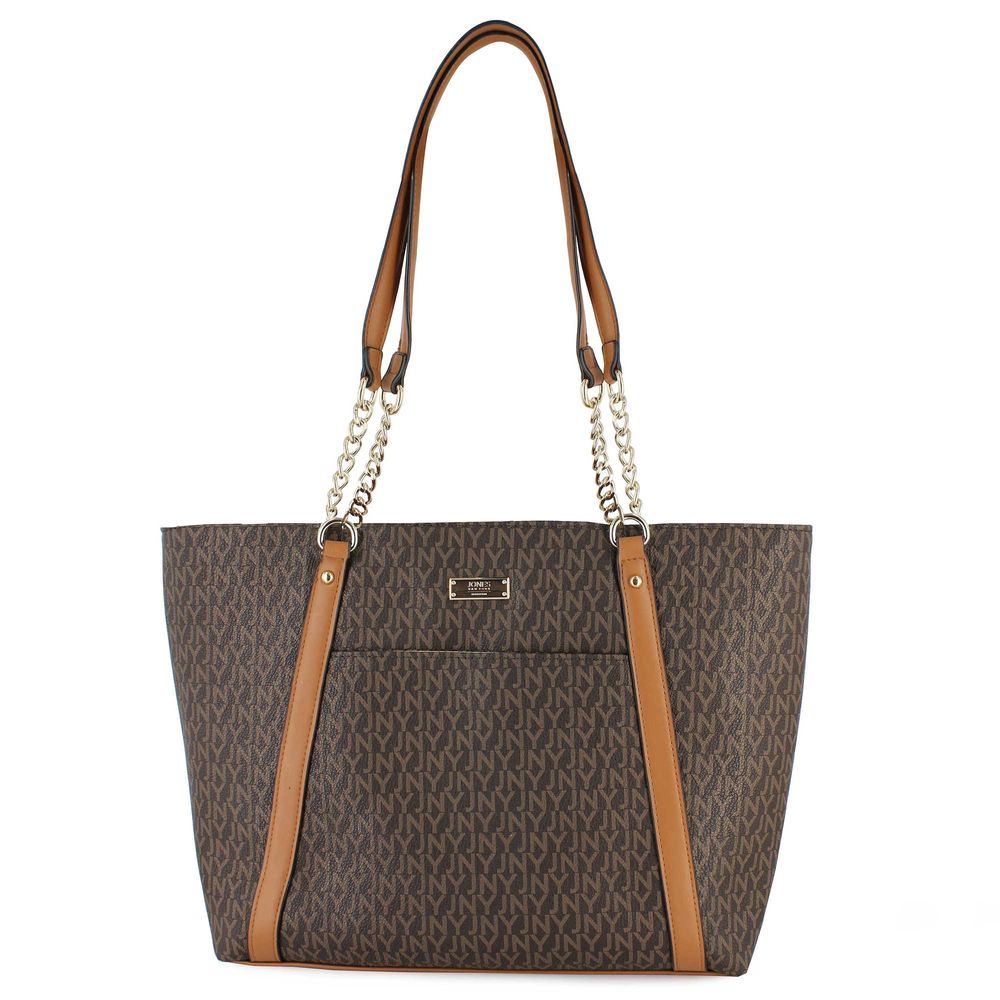 JONES NEW YORK Signature Bag JNY Logo Satchel Purse Shoulder Handbag EUC  $8.97 - PicClick