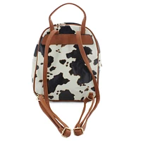 Style Strategy Roy Cow-Print Mini Backpack