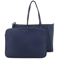 Anne Klein Work Tote With Laptop Case