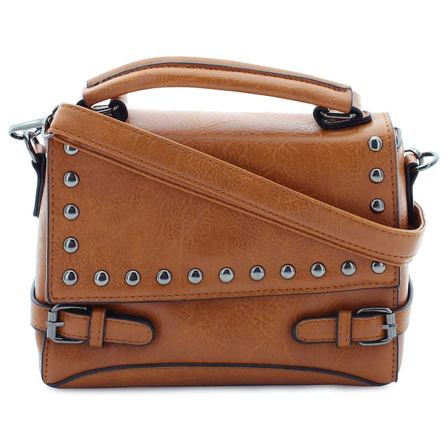 The Funkadelic Studded Crossbody Delight Sloane Studded Crossbody Black LD – Caroline Hill main image 2
