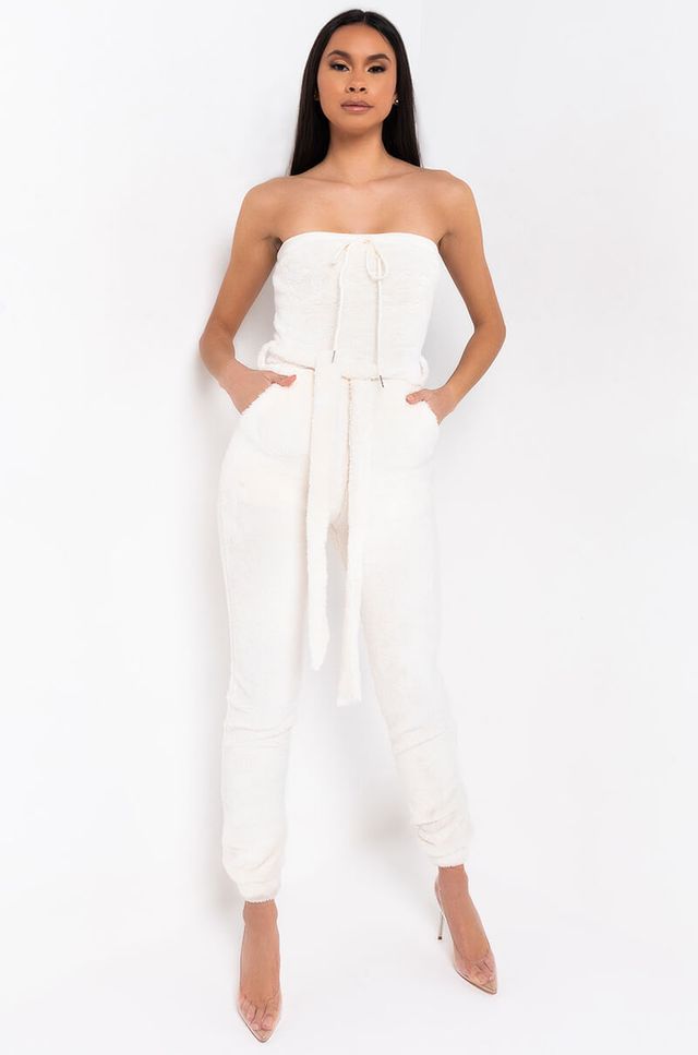 akira white jumpsuit