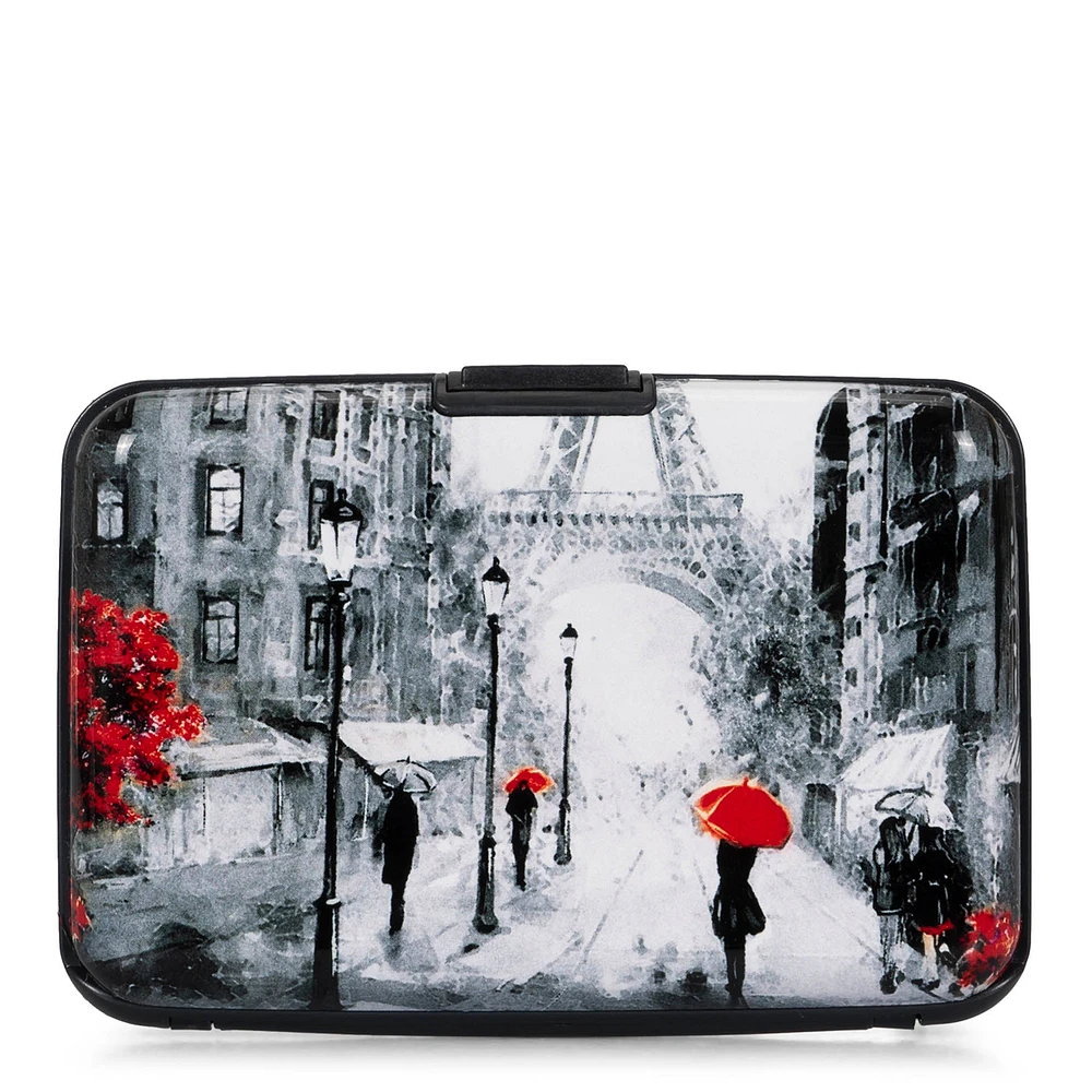 Porte-cartes aluminium Rainy Paris