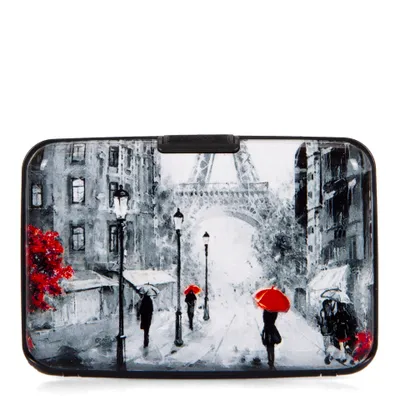 Porte-cartes aluminium Rainy Paris