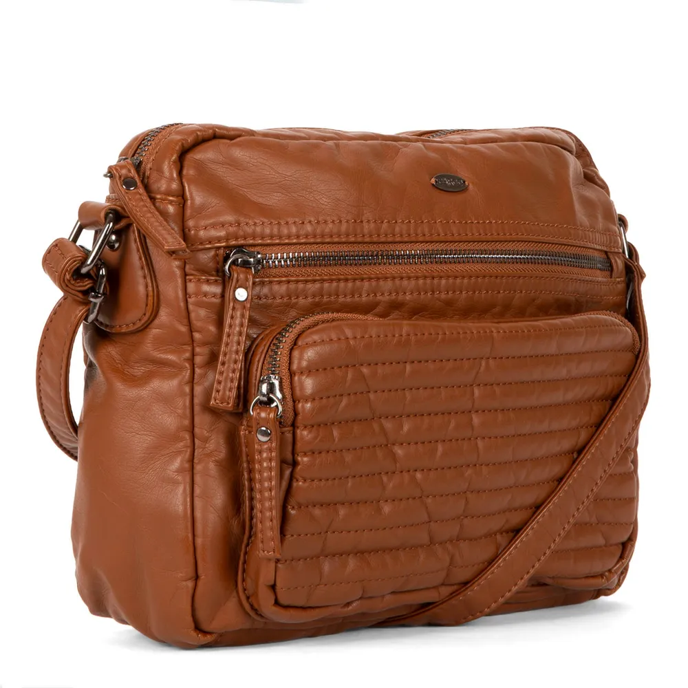 Medium Quilted E/W Crossbody