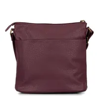 Pebbled N/S Crossbody Bag