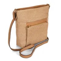 Straw Crossbody Bag | RFID