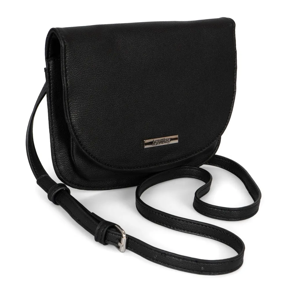 FINAL SALE - Organizer Flat Crossbody Bag With Card Holder