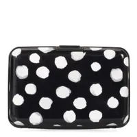 Aluminum Card Holder Polka Dots