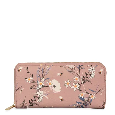 Nora RFID Ditsy Flora Zip-Around Wallet