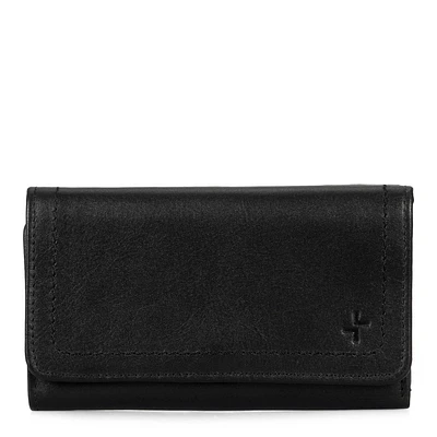 Kara RFID Flap Leather Wallet
