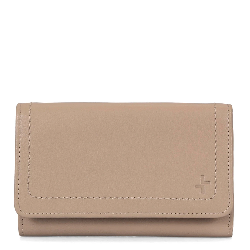 Kara RFID Flap Leather Wallet